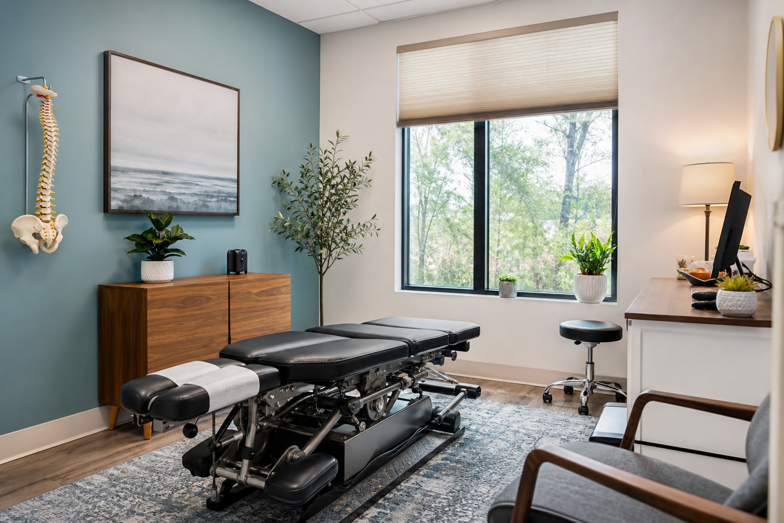 Chiropractic care environment