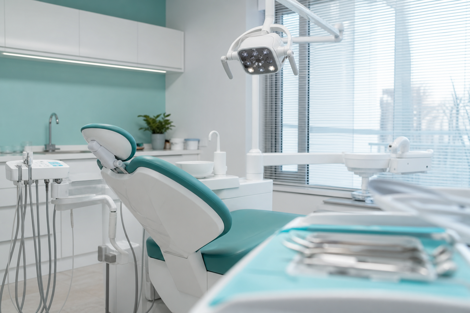 Modern dental clinic environment